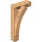 Ekena Millwork Thorton Arts and Crafts Smooth Bracket w/ Offset Brace, Western Red Cedar, 5 1/2"W x 18"D x 30"H BKT0604X18X30THR03SWR - alternate 1